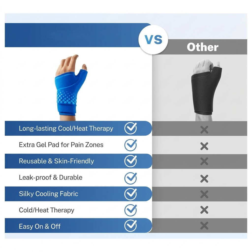 Ergonomic Thumb and Wrist Therapy Wrap