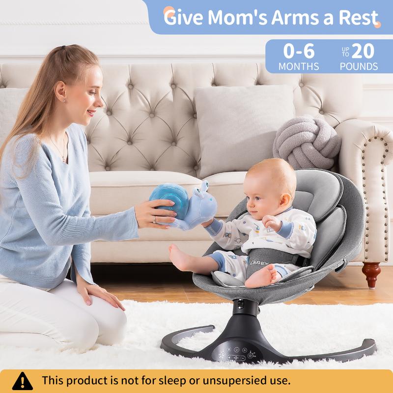 SerenitySmart Bluetooth Remote Baby Swing