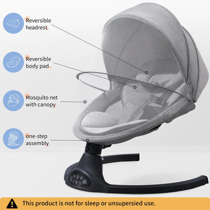 SerenitySmart Bluetooth Remote Baby Swing