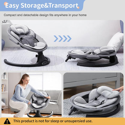 SerenitySmart Bluetooth Remote Baby Swing