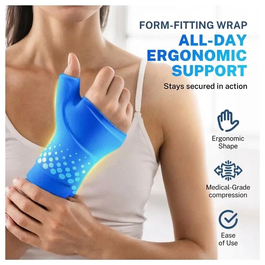 Ergonomic Thumb and Wrist Therapy Wrap